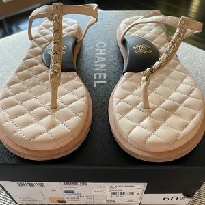 Authentic Chanel sandals